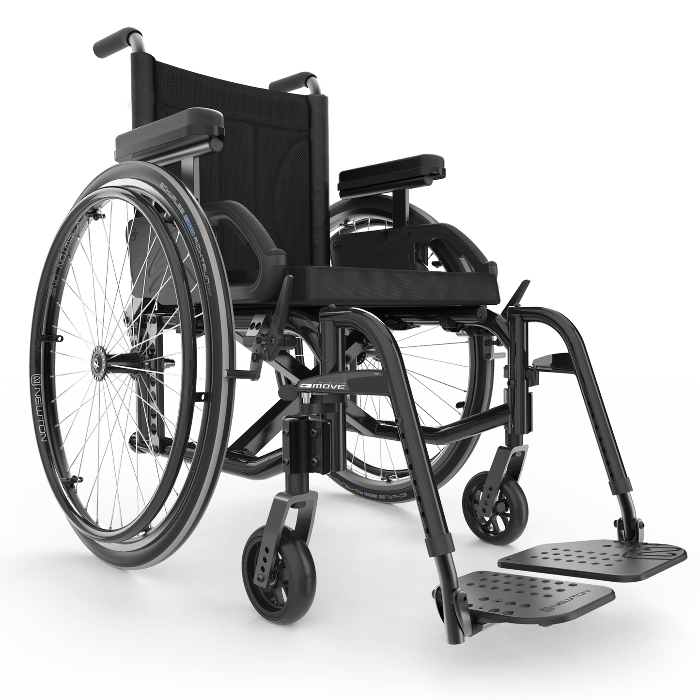 The Motion Composites Move, lightweight folding manual wheelchair.